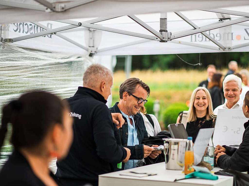 Die Wein-Fass-Bar war ein Fest fr alle Sinne.