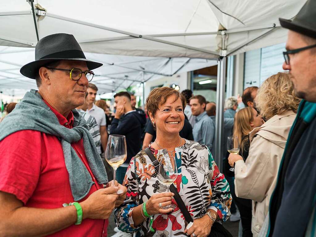 Die Wein-Fass-Bar war ein Fest fr alle Sinne.