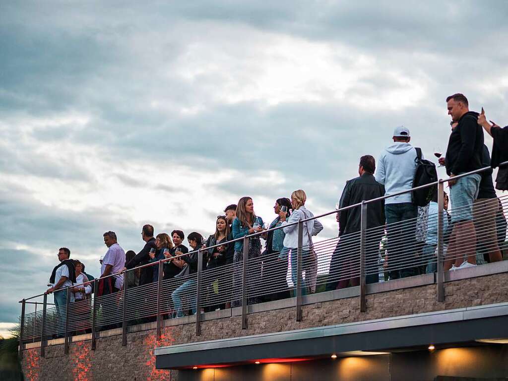 Die Wein-Fass-Bar war ein Fest fr alle Sinne.