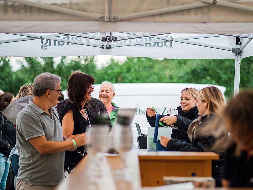 Die Wein-Fass-Bar war ein Fest fr alle Sinne.