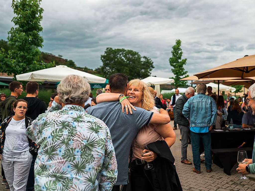 Die Wein-Fass-Bar war ein Fest fr alle Sinne.