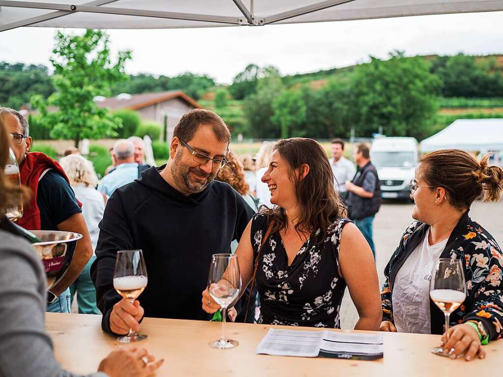 Die Wein-Fass-Bar war ein Fest fr alle Sinne.