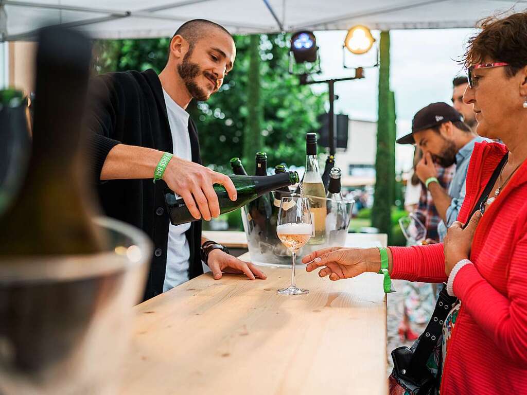 Die Wein-Fass-Bar war ein Fest fr alle Sinne.