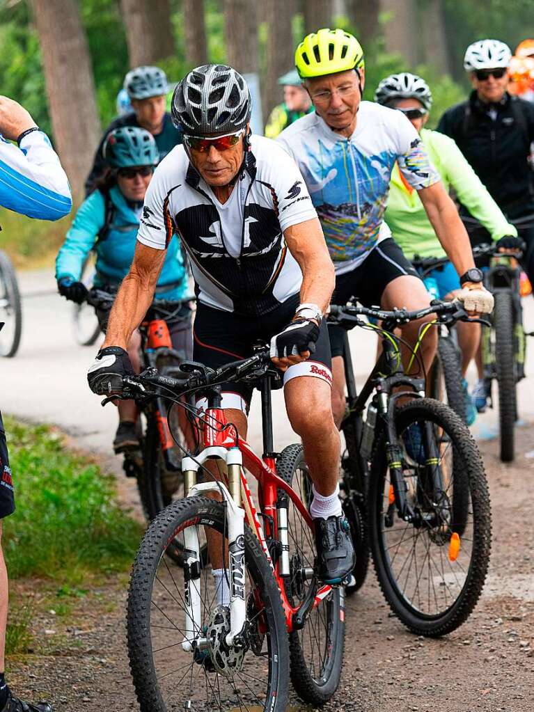 Die sportlich Ambitionierten machen sich auf den Weg.