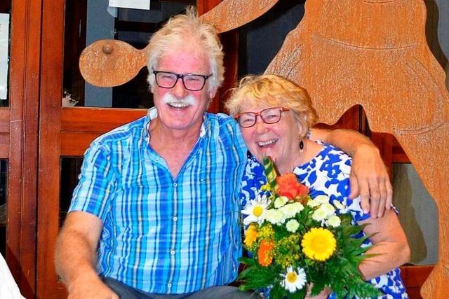 Barbara und Hubert Röderer verabschieden sich bei der DJK Oberschopfheim aus dem Vorstand