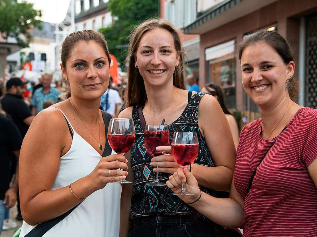 Die Stimmung beim Mllheimer Stadtfest war sehr entspannt, das Programm besonders und der Zustrom gro.