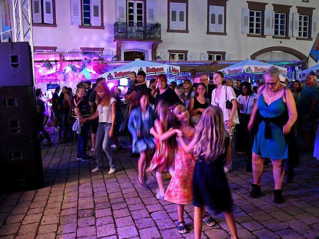 Die Stimmung beim Mllheimer Stadtfest war sehr entspannt, das Programm besonders und der Zustrom gro.