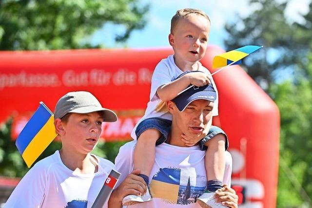 Beim Freiburger 24-Stunden-Lauf war ein Team eines ukrainischen Kinderheims dabei