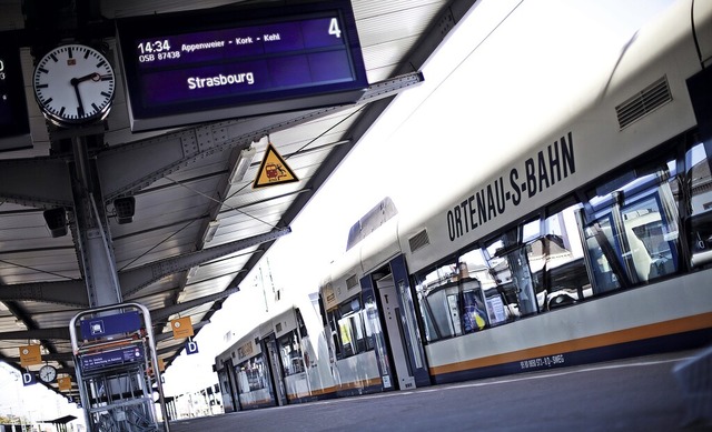 Bis Ende 2024 soll ein halbstndiger T...fe Offenburg und Straburg verbinden.   | Foto: Michael Bode