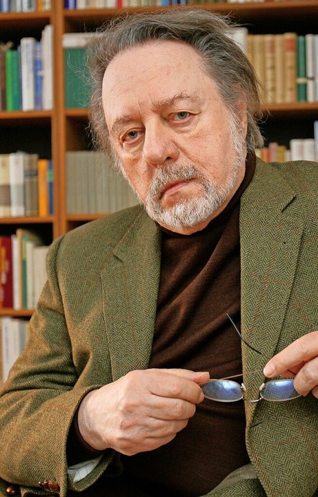 Seine Lieblingsbeschftigung war das  Hadern: Ror Wolf  | Foto: Uwe Anspach (dpa)