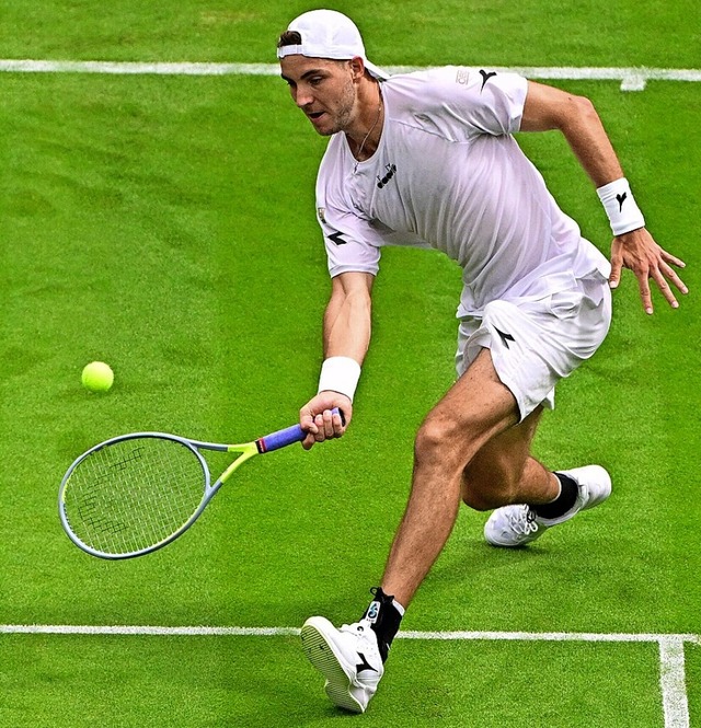 Jan-Lennard Struff in Wimbledon  | Foto: SEBASTIEN BOZON (AFP)