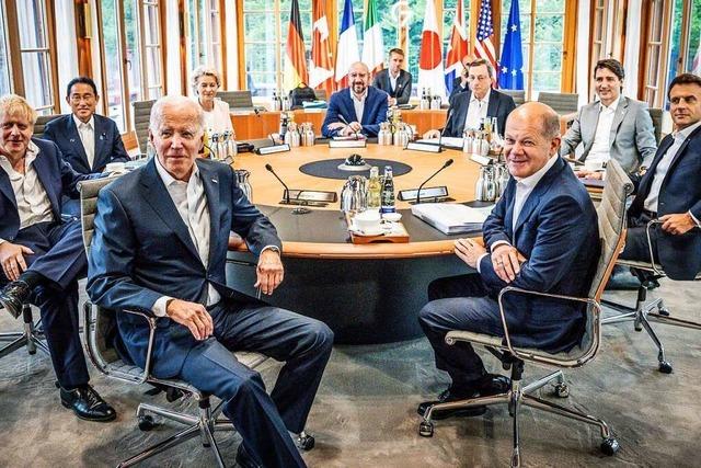 G7-Staaten unterstützen Scholz’ Klimaclub-Idee