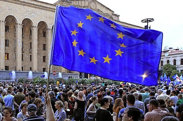 Pro-EU-Proteste in Tiflis, Georgien  | Foto: Shakh Aivazov (dpa)