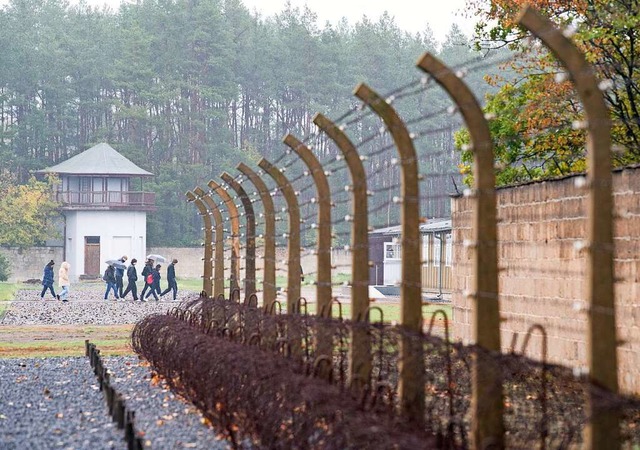 Die Gedenksttte auf dem Gelnde des e...en Konzentrationslagers Sachsenhausen.  | Foto: Soeren Stache (dpa)