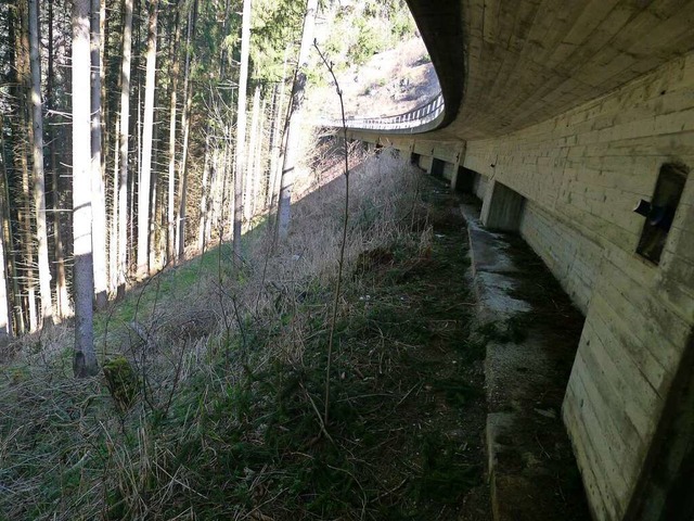 Diese Sttzmauer wird saniert.  | Foto: Regierungsprsidium Freiburg