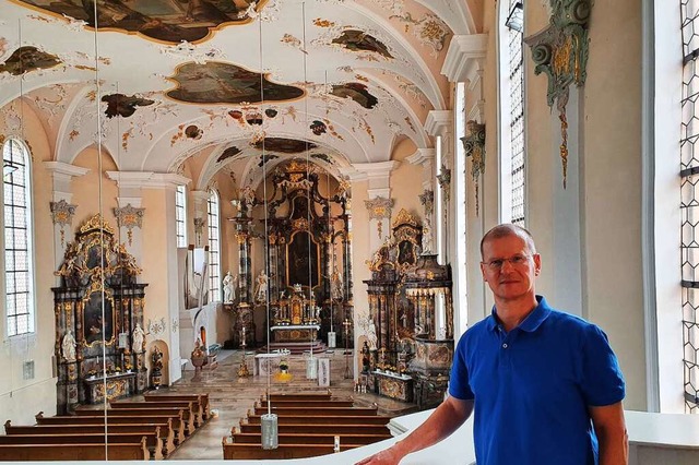 Justus Wilhelm, Verwaltungsleiter im P...farrkirche St. Alexius in Herbolzheim.  | Foto: Hannes Selz