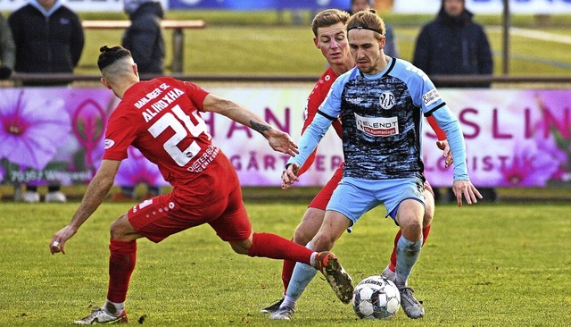 Kolja Herrmann (am Ball) wechselt zum Bahlinger SC an die Ponderosa.  | Foto: Imago/ Eibner