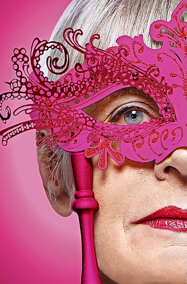 Beatrix Hlsemann mit Maske  | Foto: Volker Renner