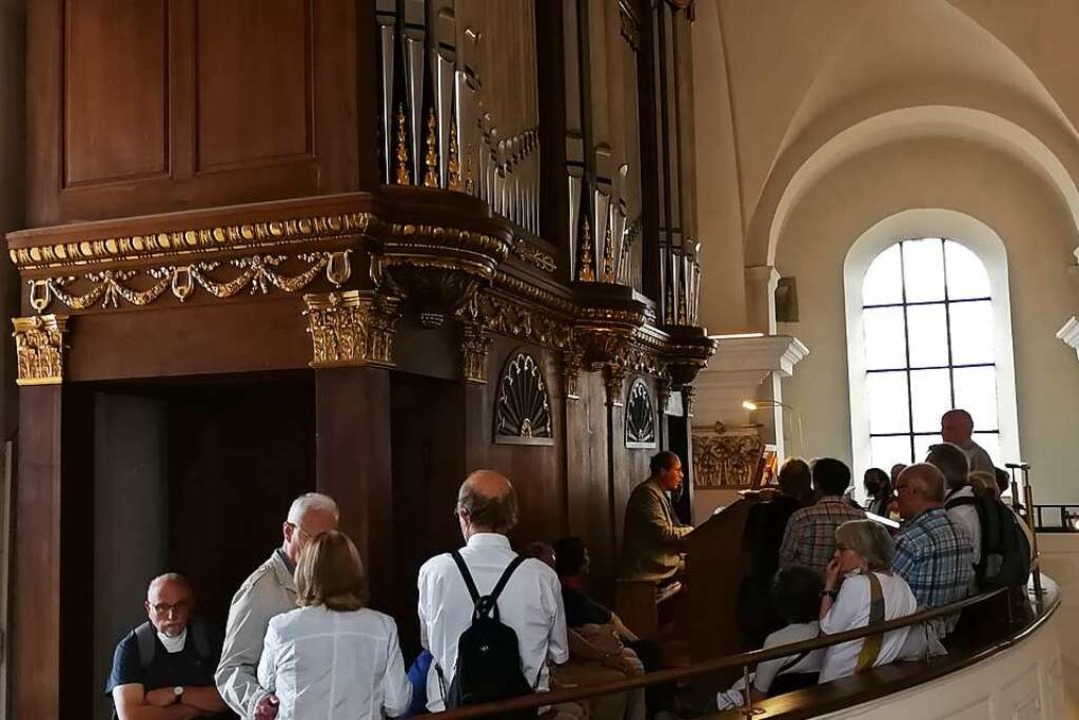 Orgel hautnah in St. Alexander in Rastatt  | Foto: Stephan Hoferer