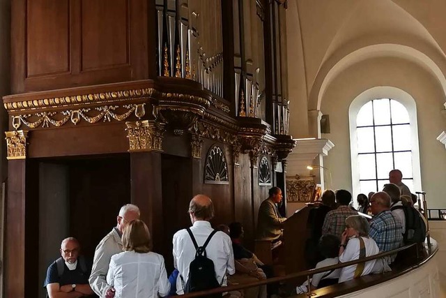 Orgel hautnah in St. Alexander in Rastatt  | Foto: Stephan Hoferer