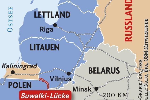 Unruhe an der Suwalki-Lücke – Russland und Litauen streiten über Transit in russische Enklave Kalinigrad