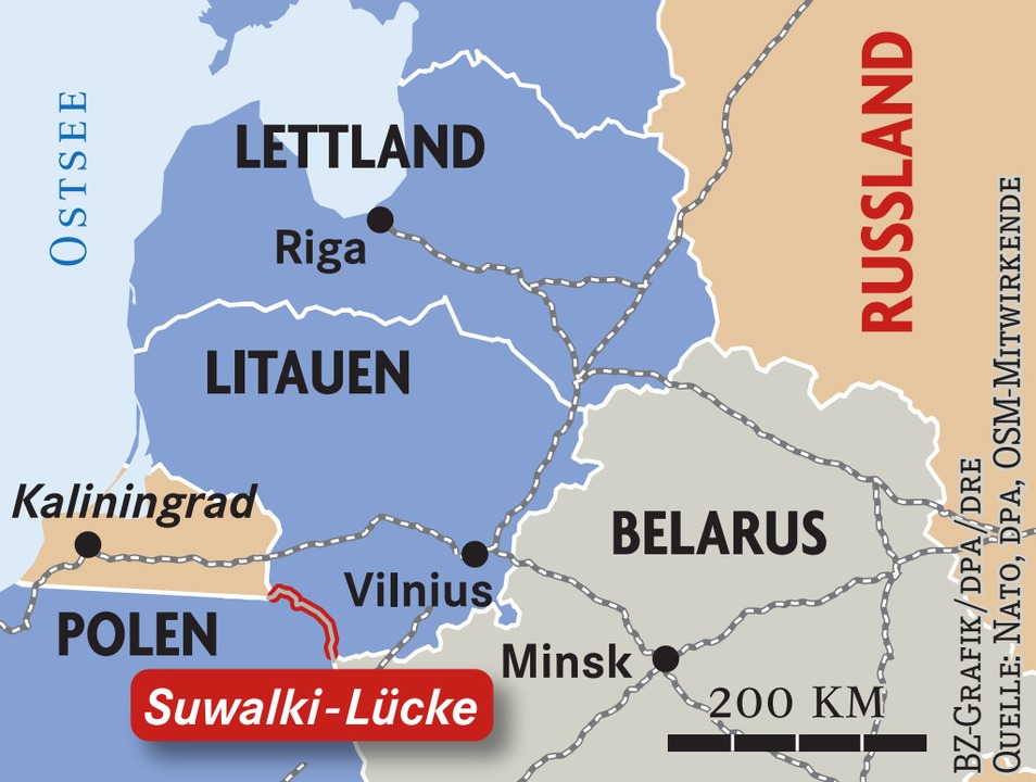 Unruhe an der Suwalki-Lücke – Russland und Litauen streiten über