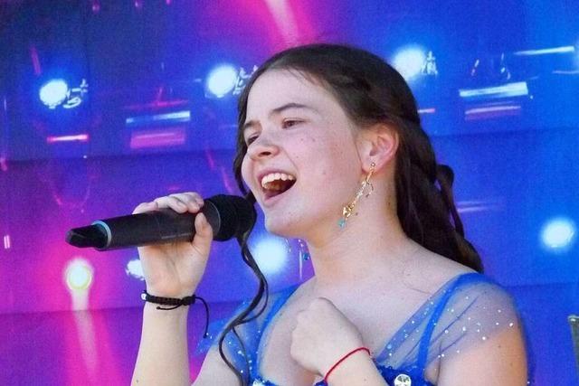 Junge Heitersheimerin pflegt mit Talent und Fleiß ihre Leidenschaft fürs Singen