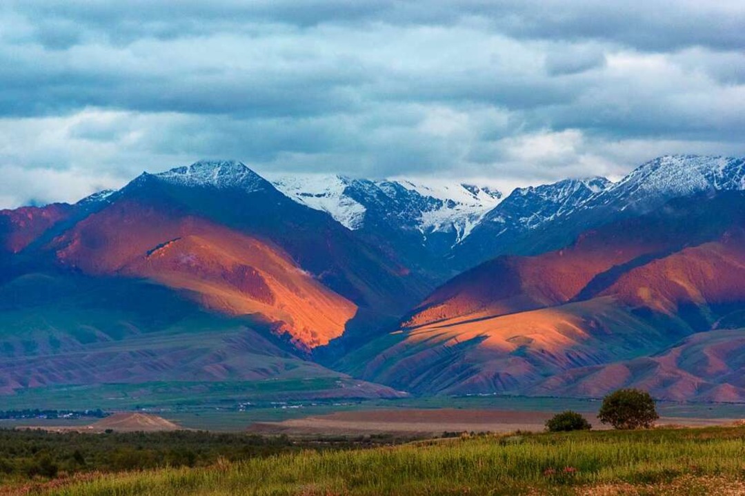 Der Ursprung der mittelalterlichen Pes...han-Hochgebirge im heutigen Kirgistan.  | Foto: Ruslan Aitbaev
