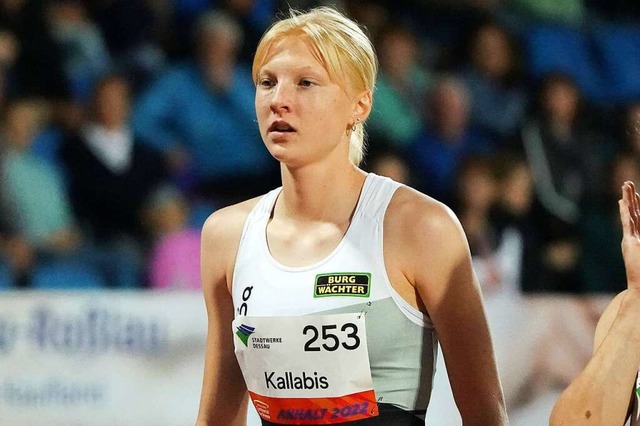 Gold-Anwrterin ber 2000 Meter Hinder...el: die Freiburgerin Jolanda Kallabis.  | Foto: IMAGO/Chai von der Laage