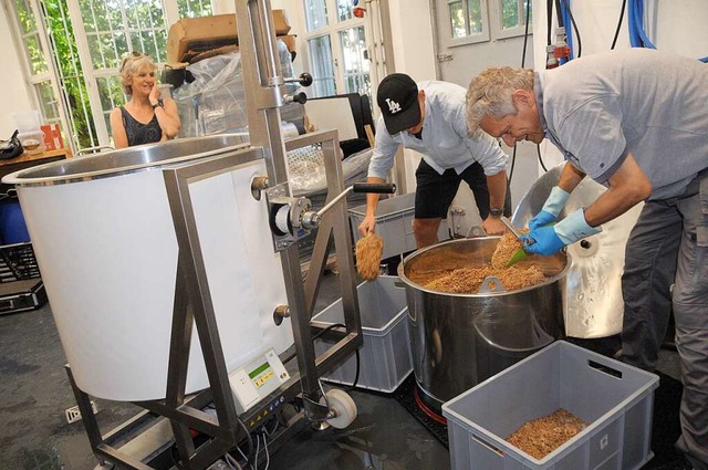 Abends ffneten die Brauerei  und auch die Ateliers im Kesselhaus.  | Foto: Regine Ounas-Krusel