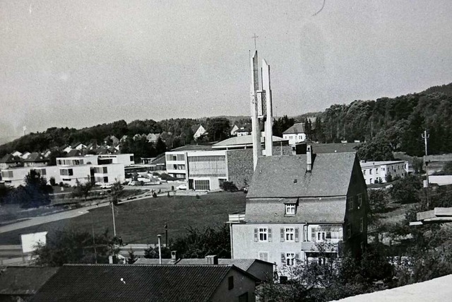 So sah die  Baustelle des Altenpflege-...Franziskus in den 1960er Jahren aus...  | Foto: Seniorenzentrum St. Franziskus