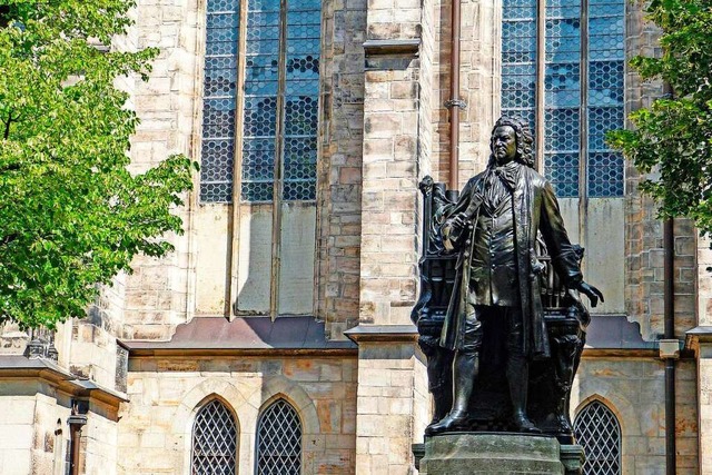 Das Neue Bach-Denkmal vor der Thomaskirche  | Foto: Wolfgang Claussen / Pixabay