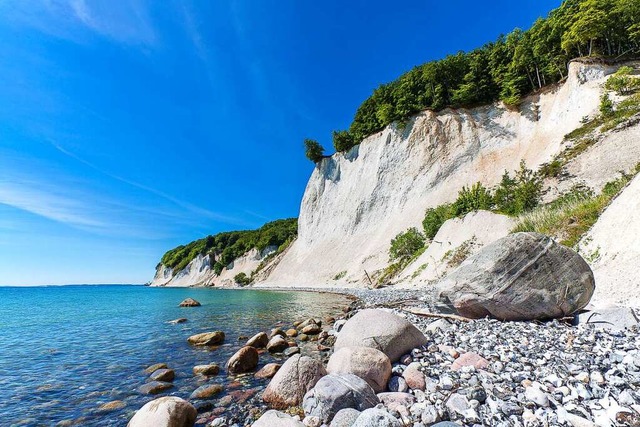 Die weltberhmten Kreidefelsen auf Rgen  | Foto: Rico Kdder