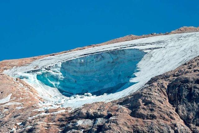 Die Gletscher in den Dolomiten geraten aus dem Gleichgewicht