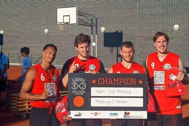 Freiburger Team ist deutscher Vizemeister im 3x3-Basketball