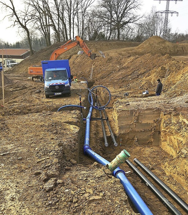 Die &#8222;Kalte Nahwrme&#8220; wie i...neue Baugebiet in Rotzel angesprochen.  | Foto: Energiedienst