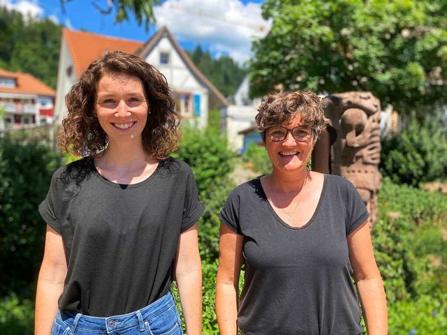 Carla Rotzler (links) und Beate Schapfel von der Fachstelle Frhe Hilfen.  | Foto: Sarah Trinler