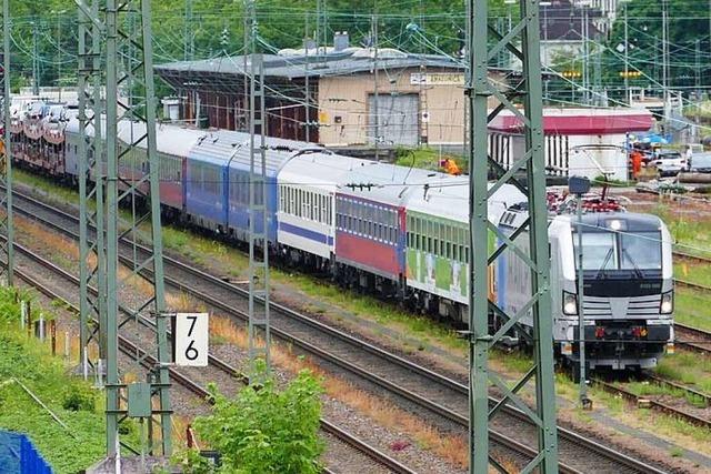 Autoreisezge von und nach Lrrach sind derzeit fast vollstndig ausgebucht