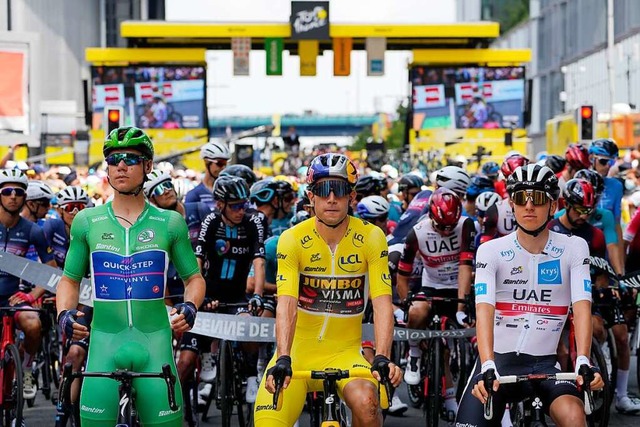 Eine Etappe der  Tour der France startet am Samstag in Dole.  | Foto: Thibault Camus (dpa)