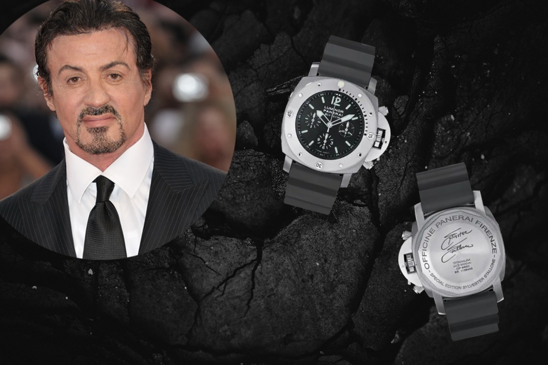 Panerai hat Uhrenfan Sylvester Stallone in den Slytech-Modellen verewigt.  | Foto: nicolas genin (https://creativecommons...2.0/deed.en) / Juwelier Drubba Moments