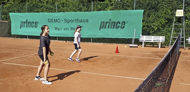 Jugendliche fr das Tennisspielen zu b...dem TC Eimeldingen besonders wichtig.   | Foto: Thomas Litterst