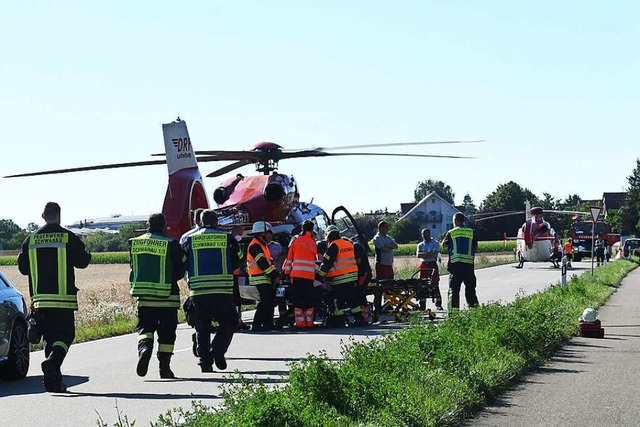 Rettungshubschrauber im Einsatz  | Foto: Wolfgang Knstle