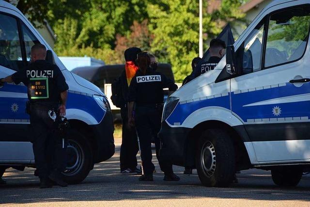 Polizei sichert Sommerfest des AfD-Kreisverbands Emmendingen