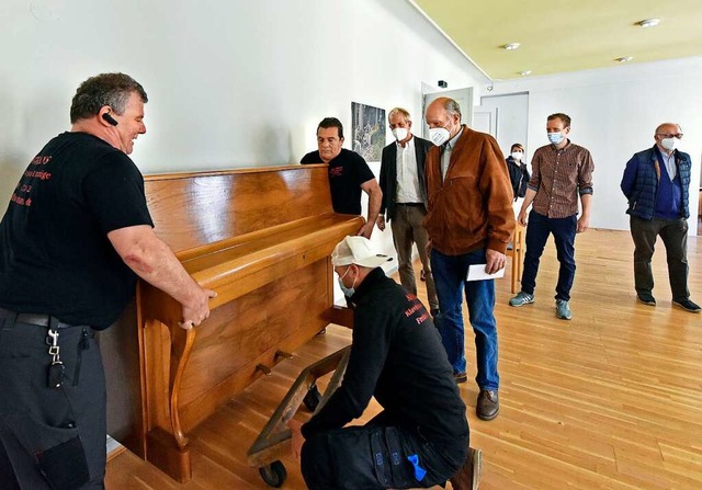 Fr eine Zwischennutzung im Rotteckhau...Frderverein die ntigen Mietklaviere.  | Foto: Michael Bamberger