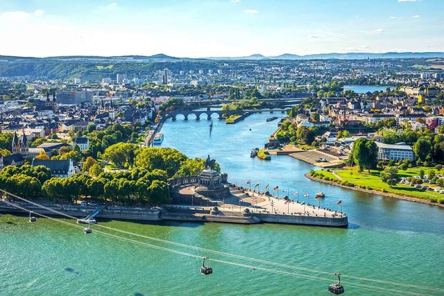 Nicht alle Verzweigungen am Rhein sind...lich wie die Mosel-Mndung in Koblenz.  | Foto: pure-life-pictures (stock.adobe.com)