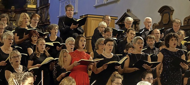 Mit einer dramatischen Auffhrung des ...nd Orchester im Bad Sckinger Mnster.  | Foto: Roswitha Frey
