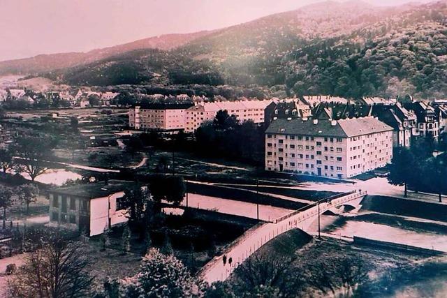 Der Hirzbergsteg verband einst Fabriken mit Wohnvierteln