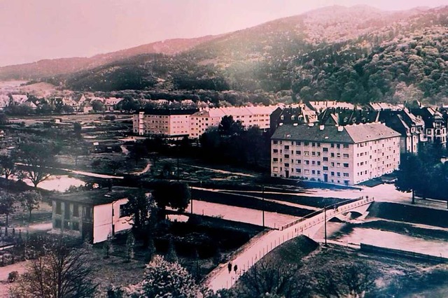 Kurz nach seiner Fertigstellung 1935 p...t das Gebiet heute vollstndig bebaut.  | Foto: Archiv Carola Schark
