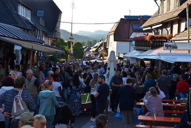 Hinterzartener und ihre Gste erleben eine bezaubernde Sommernacht