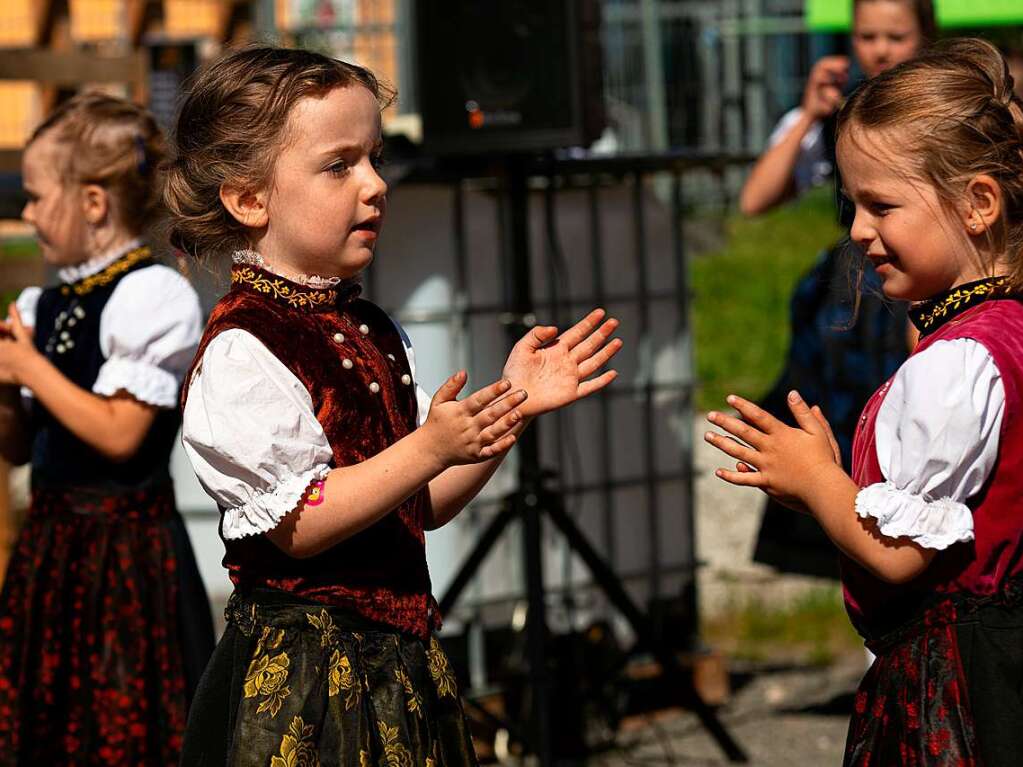 Die Kindertrachtengruppe Gndelwangen.